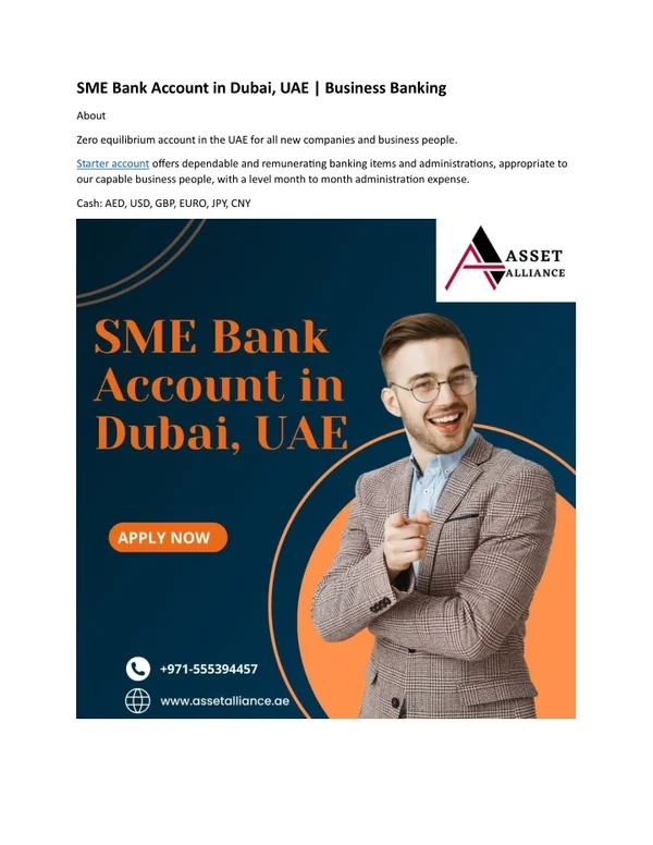 Financing & Banking Solutions For Smes In The Uae